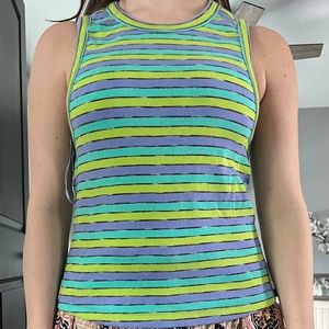 Anthropologie striped Medium Tank Top